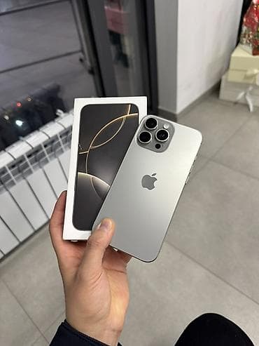 IPhone 16 Pro Max, 256 ГБ, White Titanium, Коробка, 98 % at lalafo.kg IPhone 16 Pro Max, 256 ГБ, White Titanium, Коробка, 98 %
