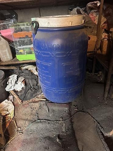 Бочка Пластик, 100 л at lalafo.kg Бочка Пластик, 100 л