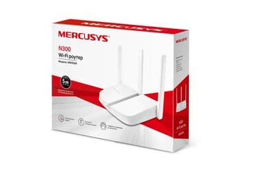 Роутер Wi-Fi Mercusys MW305R N300 300Mb/s 2.4GHz, 3xLAN 100Mb/s, 3 at lalafo.kg Роутер Wi-Fi Mercusys MW305R N300 300Mb/s 2.4GHz, 3xLAN 100Mb/s, 3