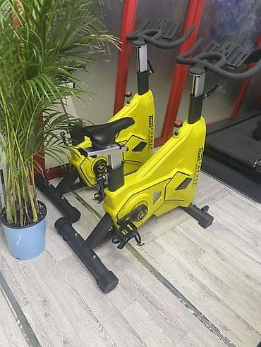 Спин-байк TRANSFORMER (желтый) - Профессиональный сайкл-тренажер для at lalafo.kg Спин-байк TRANSFORMER (желтый) - Профессиональный сайкл-тренажер для