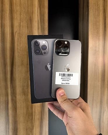 IPhone 13 Pro, Б/у, 256 ГБ, Графит, Защитное стекло, Чехол, Коробка, 93 % at lalafo.kg IPhone 13 Pro, Б/у, 256 ГБ, Графит, Защитное стекло, Чехол, Коробка, 93 %