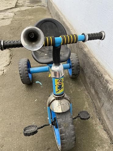 Детский трехколесный велосипед Sport Tricycle - Цвет: синий с черными lalafo.kg да Детский трехколесный велосипед Sport Tricycle - Цвет: синий с черными