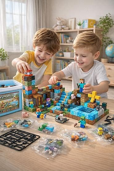 Acura: Майнкрафт конструктор магнитные блоки для развития детей lalafo.kg да — 1 Acura: Майнкрафт конструктор магнитные блоки для развития детей — 1