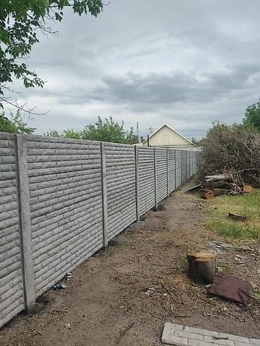 Кирпичные заборы: Декоративные железобетонные заборы (еврозабор) — изготовление и монтаж at lalafo.kg — 7 Кирпичные заборы: Декоративные железобетонные заборы (еврозабор) — изготовление и монтаж — 7