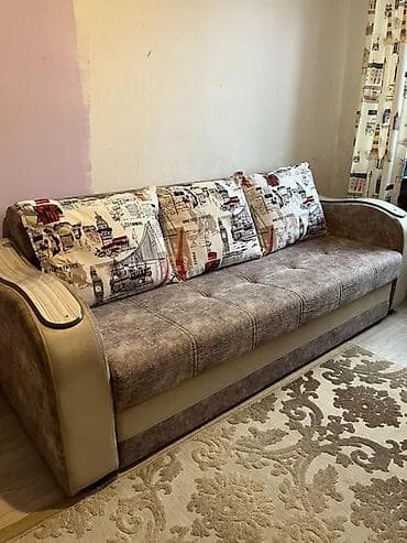 Прямой диван, Б/у at lalafo.kg Прямой диван, Б/у