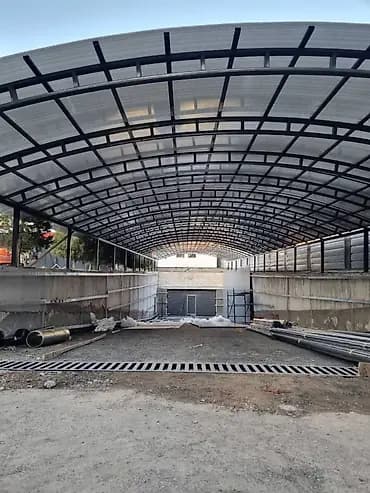 Любой сварочные работы - Навесы и крытые парковки: арочные каркасы