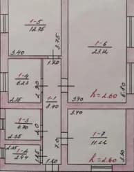 Дом, 70 м², 3 комнаты, Собственник, Старый ремонт
